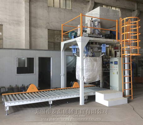 Jumbo Bulk Bag Filler Εύκολο λειτουργικό σύστημα PLC για ομαλή διαδικασία πλήρωσης