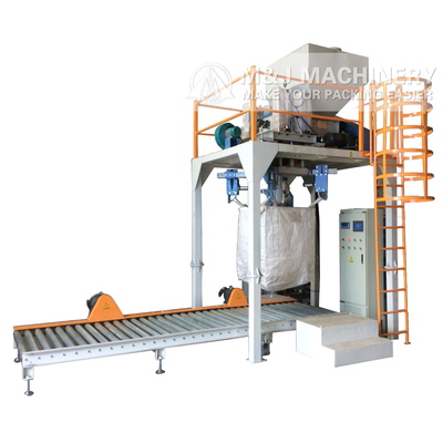 Μηχανή πλήρωσης μεγάλων σάκων 1000kg σκόνης με αποδοτικότητα συσκευασίας stand-up pouch
