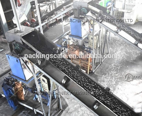 Μηχανή συσκευασίας άνθρακα με αυτόματη γραμμή συσκευασίας βάρους