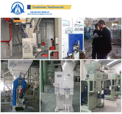 Μηχανή συσκευασίας βεντονίτη 220-415V για 25kg βεντονίτη σε σάκο βαλβίδας