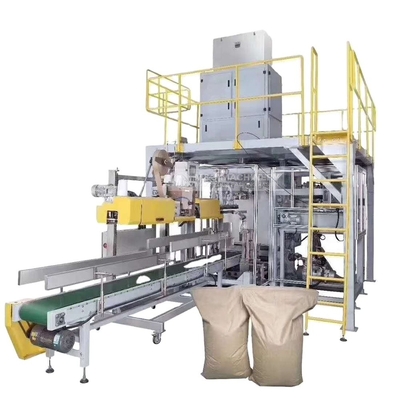 ακρίβεια Περιοχή ζύγισης 10-25 kg Αυτοματοποιημένη μηχανή συσκευασίας σάκων γεμίσματος με σκόνη μπαχαρικών