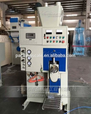 Τύπος συσκευασίας βαρελιού 2kw Σφουγγαρισμός τσιμέντου συσκευαστή για 25kg 50kg βαλβίδα σακούλα τσιμέντο κλίμακα