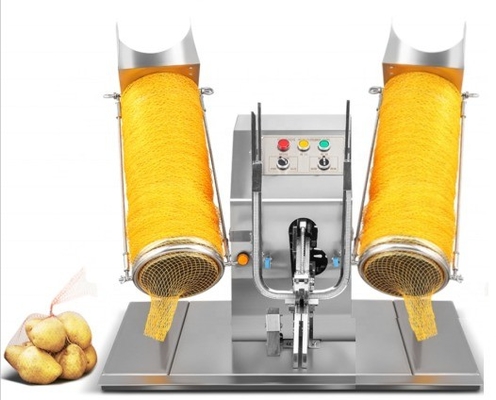 Wood Packaging Potato Garlic Net Filling Machine with 10KG Weight Restriction (Μετασκευή ξύλου για πατάτες και σκόρδο)